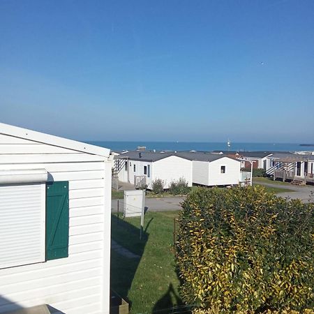Magnifique Mobil Home Avec Clim Face Mer Le Portel Esterno foto